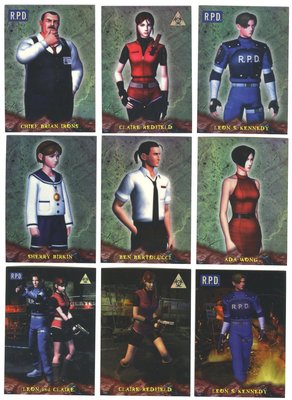 JPP BIOHAZARD CHROMIUM TRADING CARDS 10個 JPP BIOHAZARD CHROMIUM