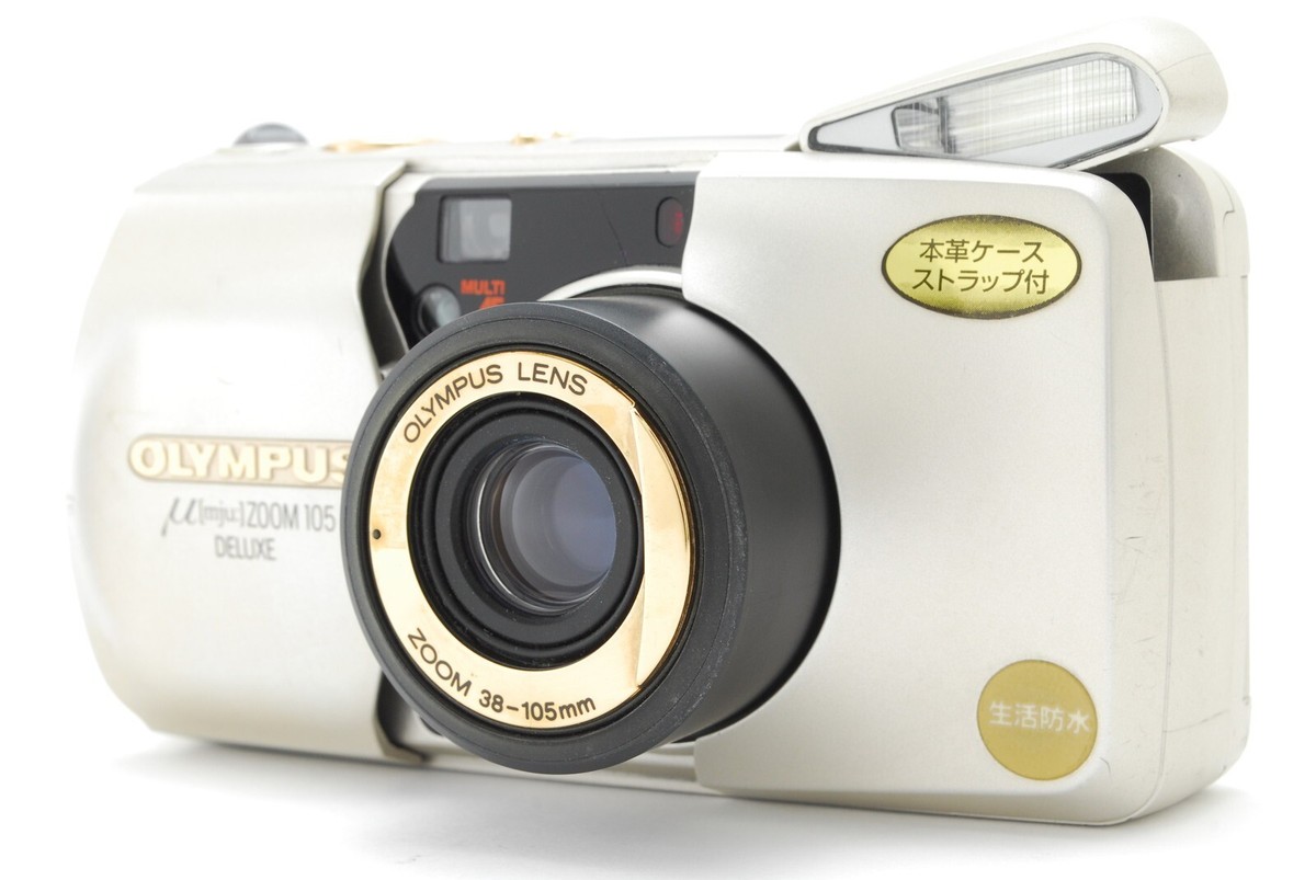 Near MINT] Olympus μ mju Zoom 105 Deluxe 38-105mm Film Camera From