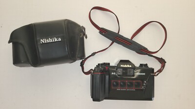 Nishika N8000 3D Camera 30mm Quadra Lens System With Fitted Case