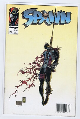 SPAWN 30 5.0 5.5 HANGING COVER MCFARLANE NICE RARE NEWSSTAND KLU
