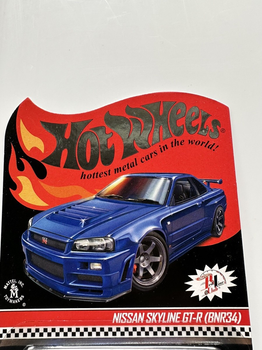 Hot Wheels RLC Nissan Skyline GTR R34 Blue GT-R #6025/12500 | eBay