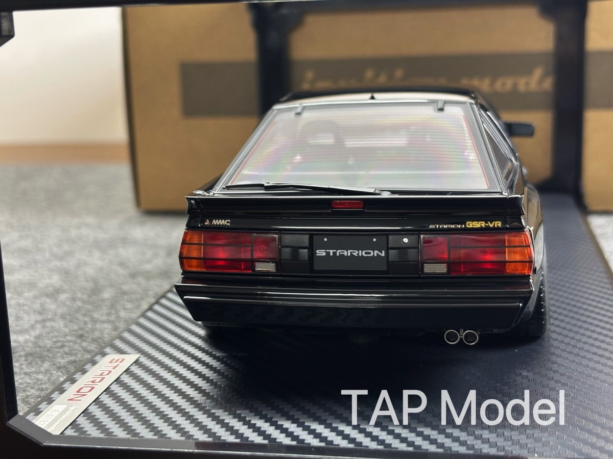 ignition model 1/18 Mitsubishi Starion 2600 GSR-VR E-A187A Black w