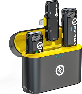 Hollyland Lark C1 Wireless Lavalier Microphone for iPhone, Plug