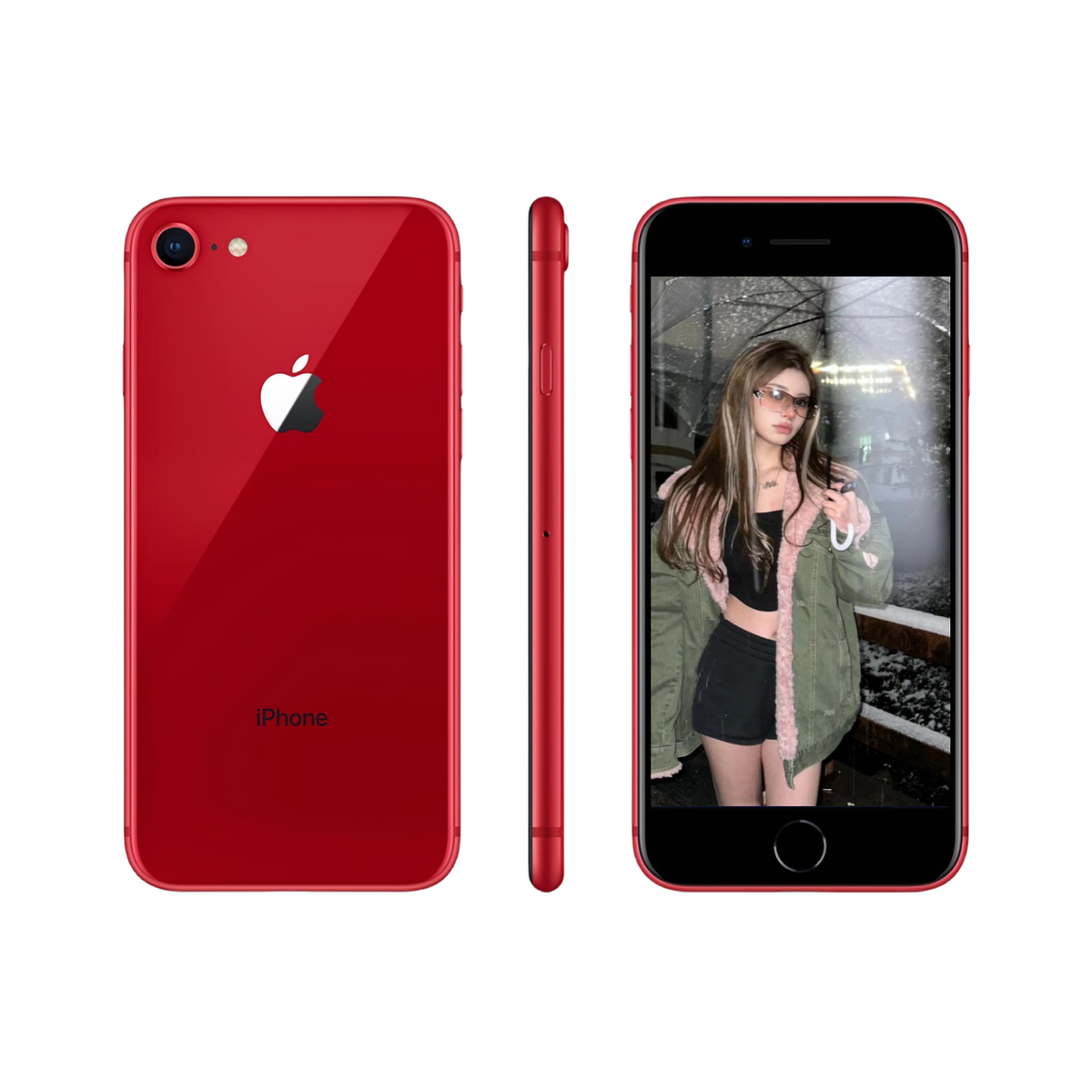 画面割れ ジャンクiPhone8 PRODUCT RED SIMフリー 64GB 【公式通販】