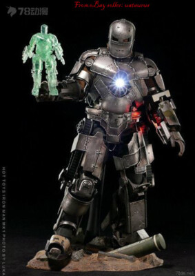 Perfect Hot Toys 1/6 Mms168 Iron Man Mk1 2.0 Deluxe Edition In
