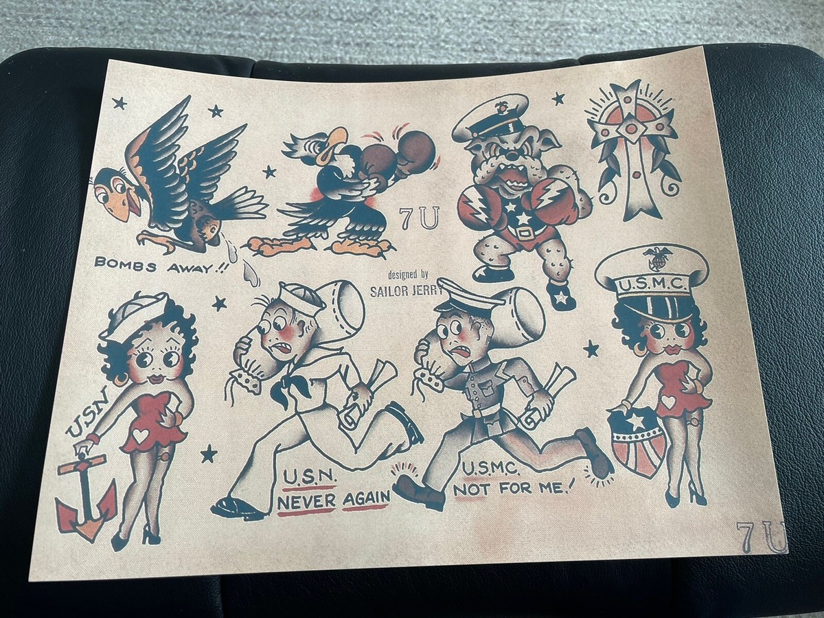 その他 Sailor Jerry Tattoo Drawings Sailor Jerry Tattoo Flash