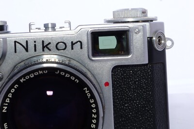 Nikon S2 Black Dial Rangefinder 35mm Film Camera with 50mm f1.4