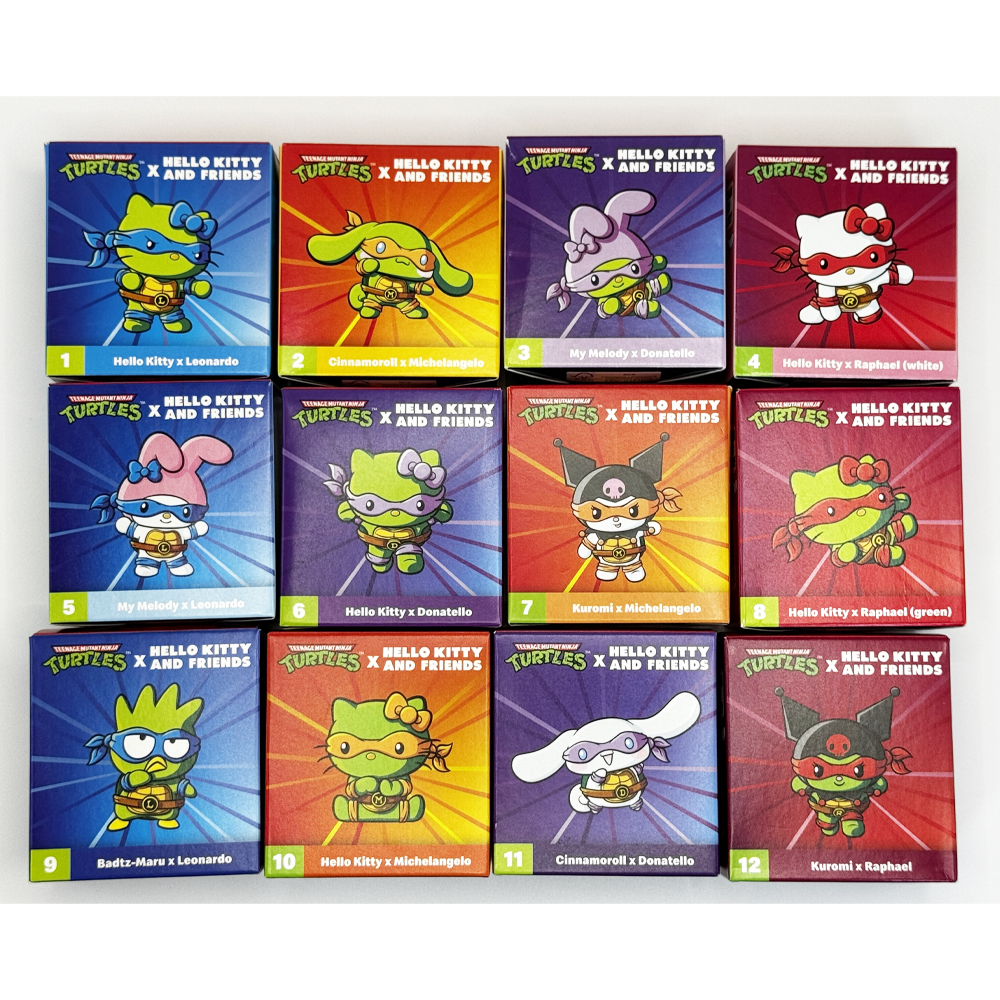 新品 TMNT x Hello Kitty 12体 ハッピーセット 海外限定品 2025