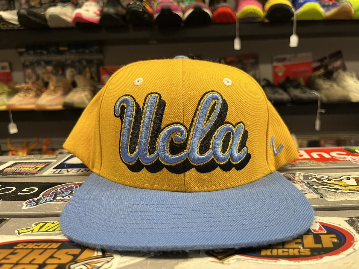Zephyr UCLA Bruins Yellow Blue Snapback Hat Cap Used Rare