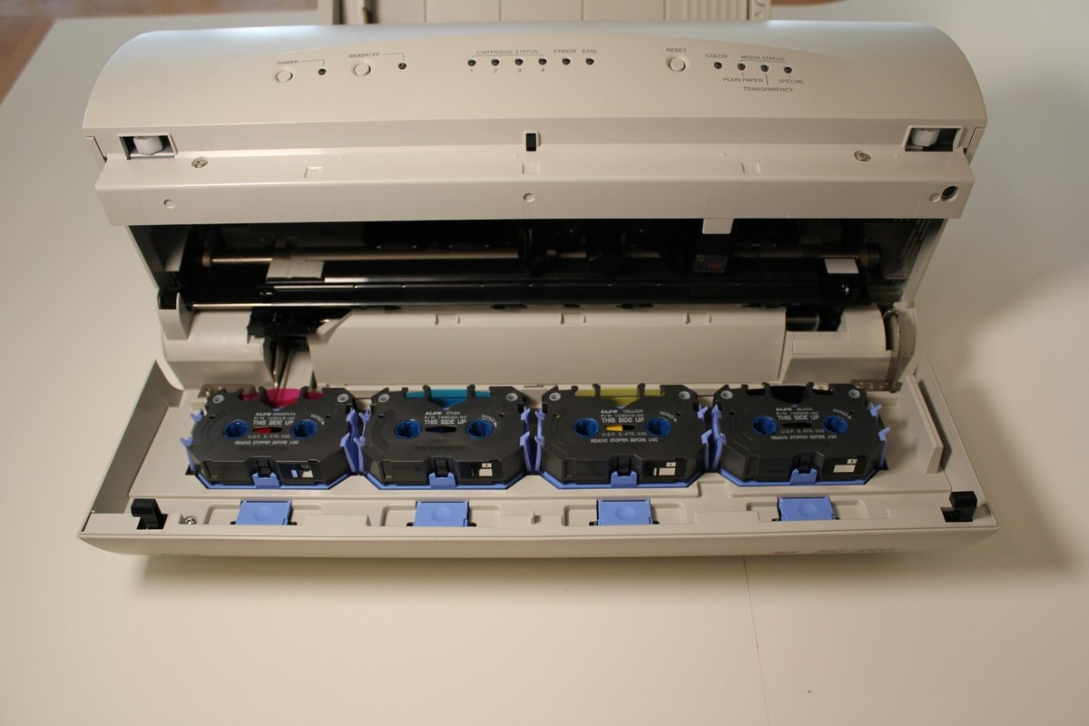 ALPS MD-4000 Micro Dry Photo Realistic Color Printer & Scanner for