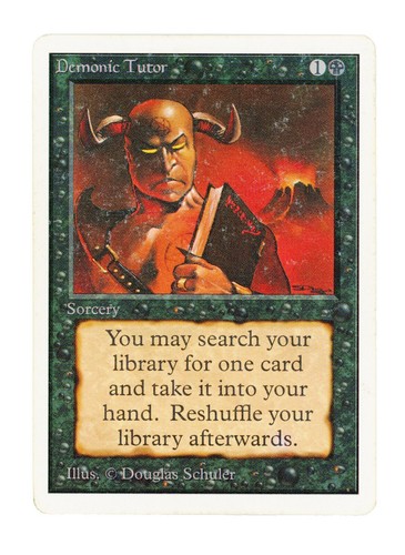 PSA 10 MTG Demonic Tutor Etched 027 090 STA Foil Alt Art Japanese