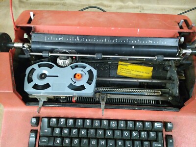 IBM Selectric II Red Electric Typewriter Vintage for parts only | eBay