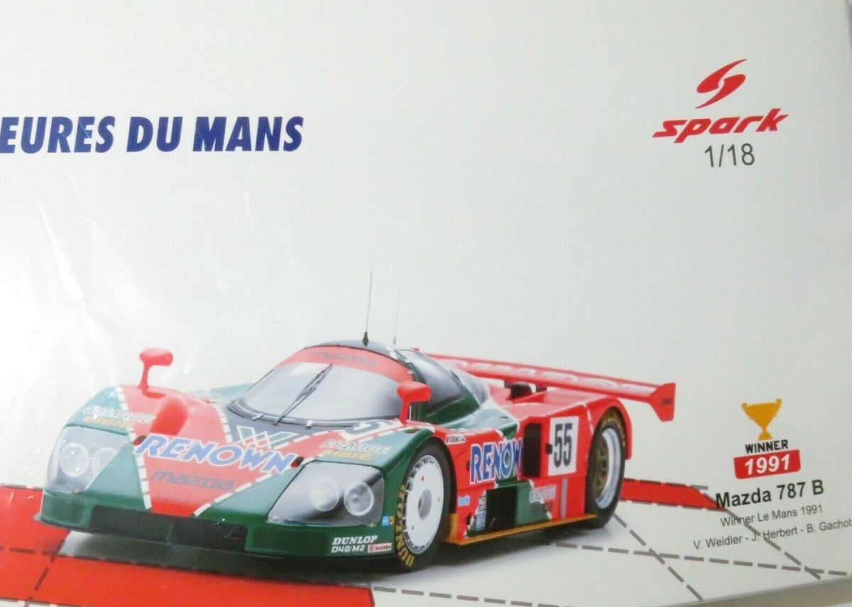 spark 1/18 MAZDA 787B 1991 マツダスピード SPARK-MODEL 18LM91-1