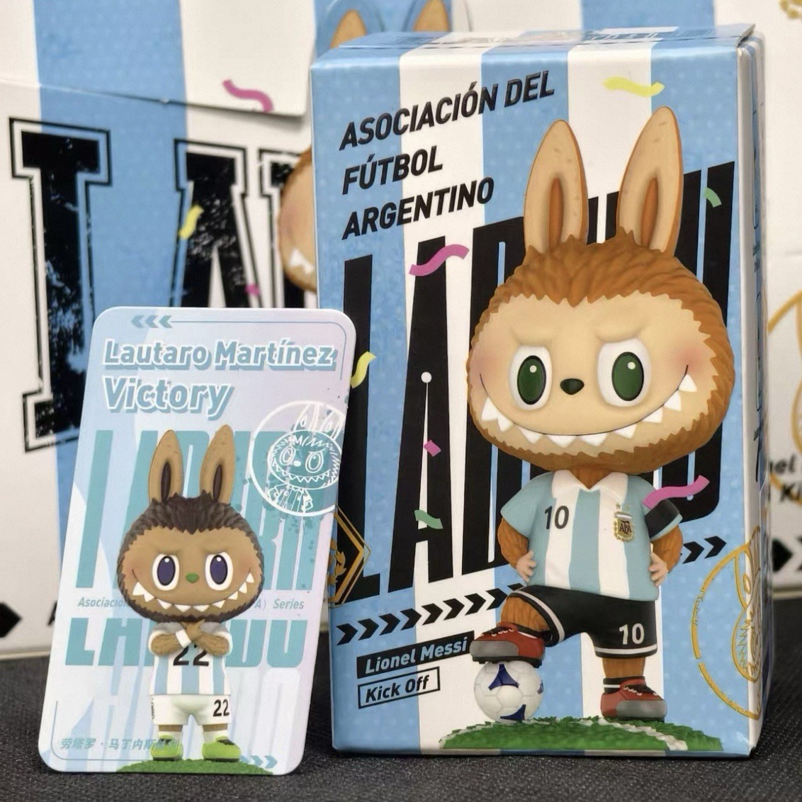 POP MART 🌈AUTHENTIC Labubu THE MONSTERS Argentina Soccer