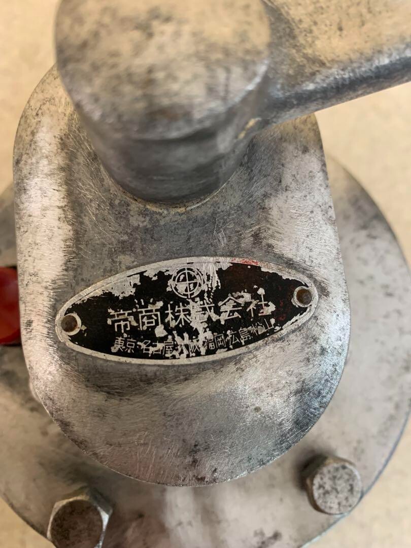 Vintage Hand Crank Manual Siren Tested Works Retro Emergency Alarm