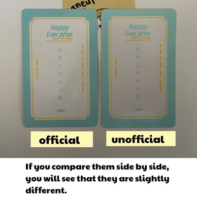 BTS Happy Ever After サイン入り ポストカード BTS Happy Ever After