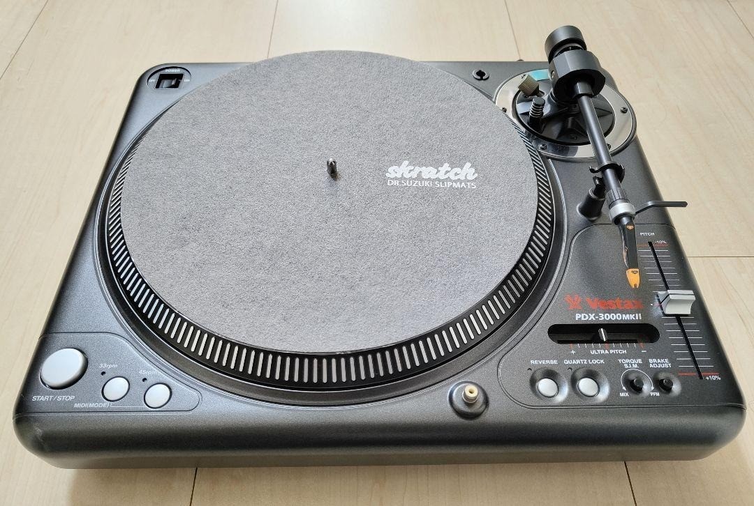 Vestax PDX-3000MK2 DJ Turntable w/Cartridge Working | eBay