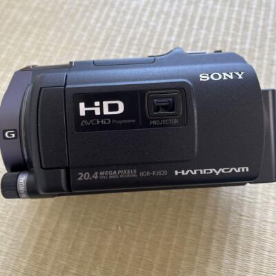 SONY HDR-PJ630V Black Handycam Video Camera 12x Optical 64GB Only