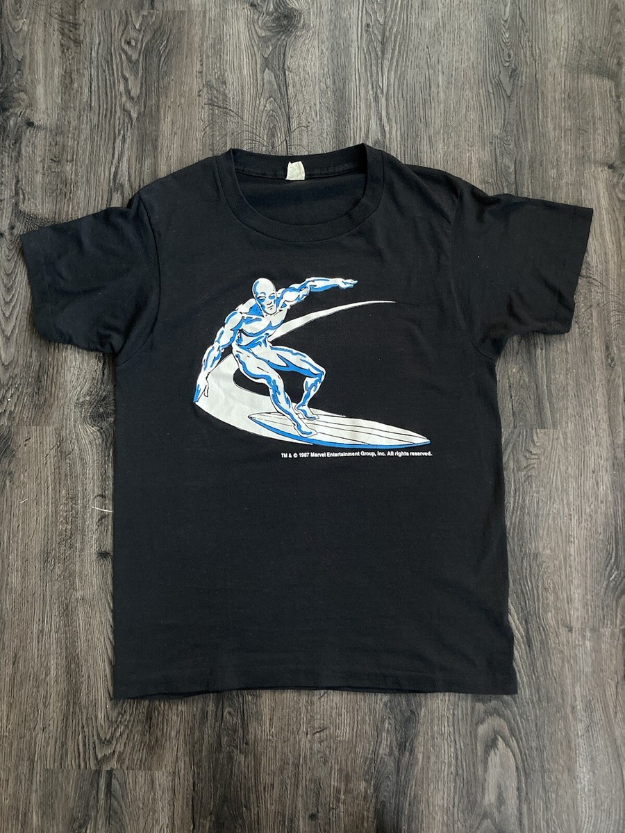Vintage Marvel SILVER SURFER T Shirt Screen Stars Tag 1987 Med