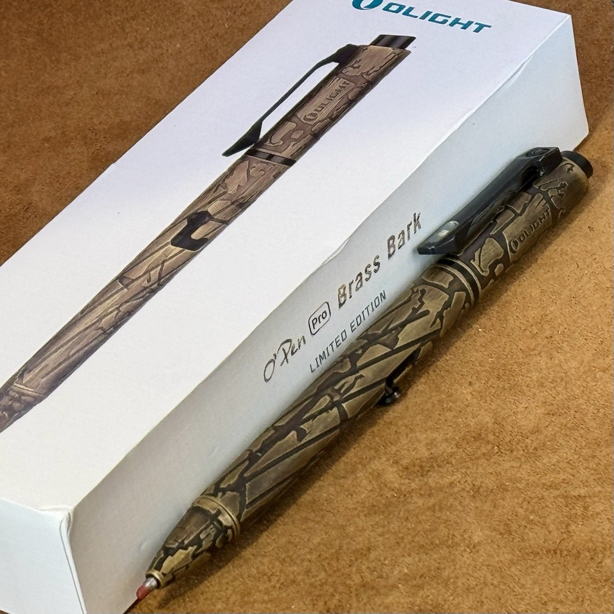 ✨Olight O'pen Pro In Brass Bark Limited Edition New / Open Box | eBay