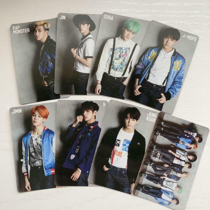 BTS RUN Japan Limited Official Photo Card PC RM J-HOPE JIN SUGA