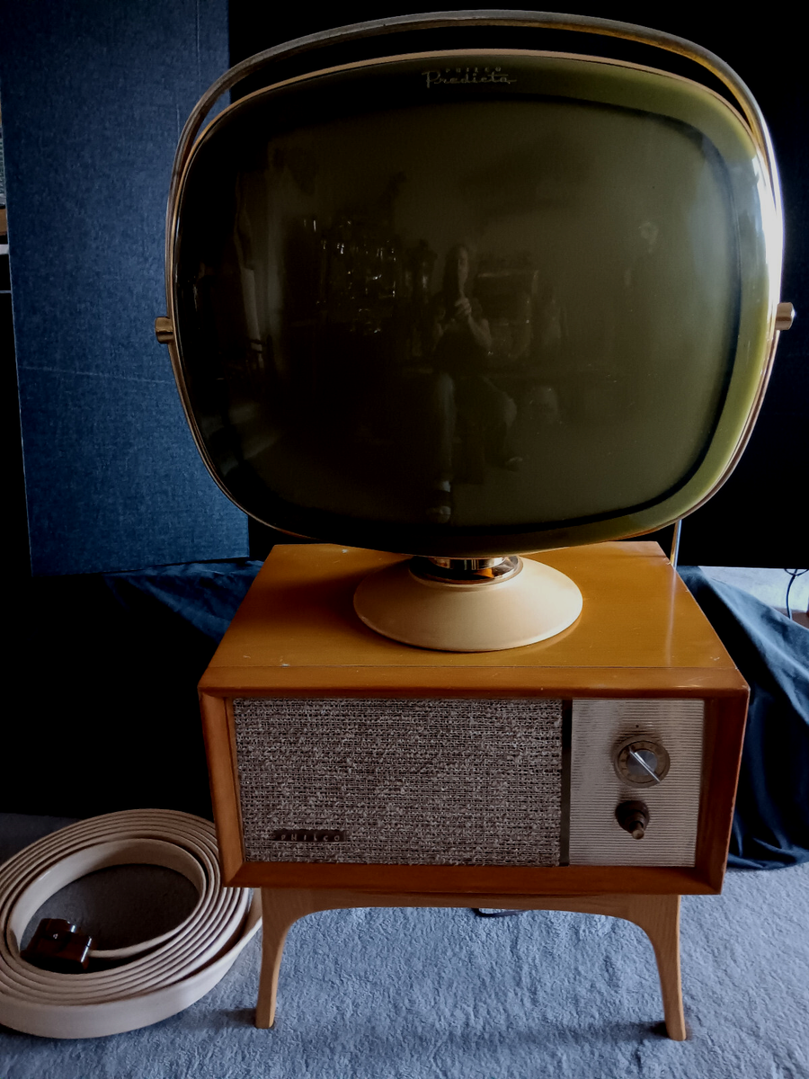 1950's Philco Predicta Tandem TV--Near Mint-WORKING!--PRICE