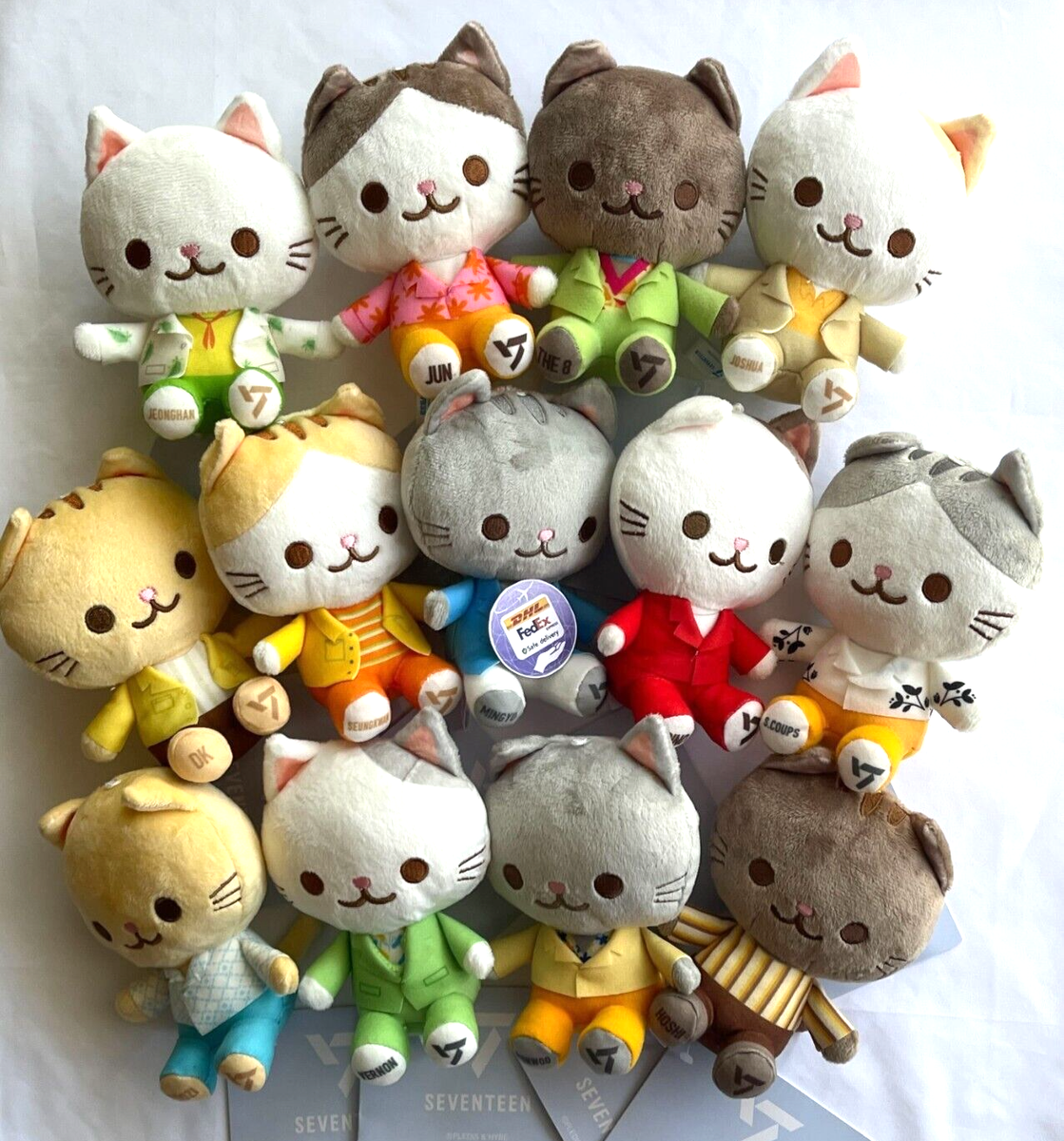 SEVENTEEN Animal Coordy Plush Doll Mini Stuffed Sector 17 Complete