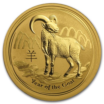 2015 Australia 1 oz Gold Lunar Goat BU (Series II) | eBay
