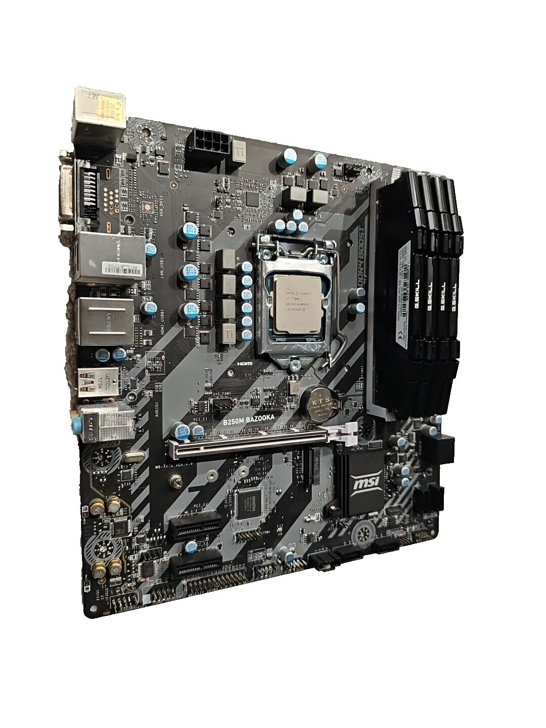 セット】Intel Core i7 7700K + msi z270 CPU Core i7 7700 msi z270