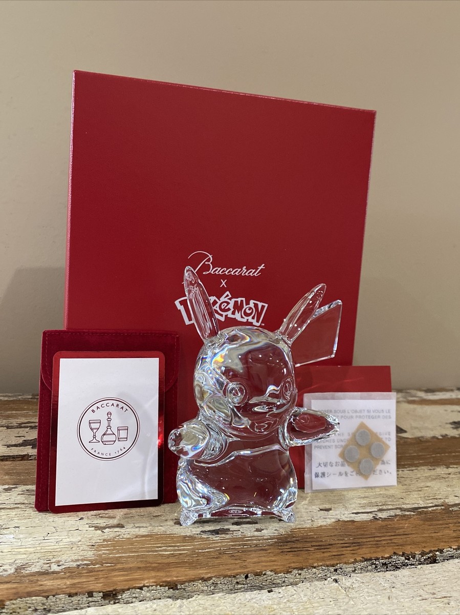 w370 Baccarat バカラ ポケモン ピカチュウ クリスタル 置物 G バカラx