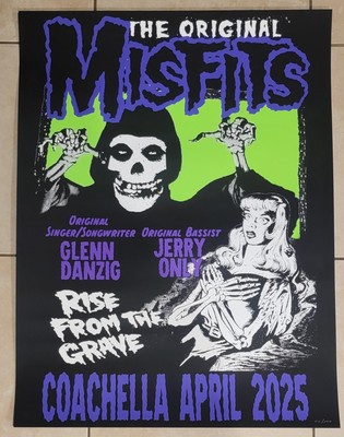 Misfits Poster Coachella 2025 Poster XXX/500 | eBay