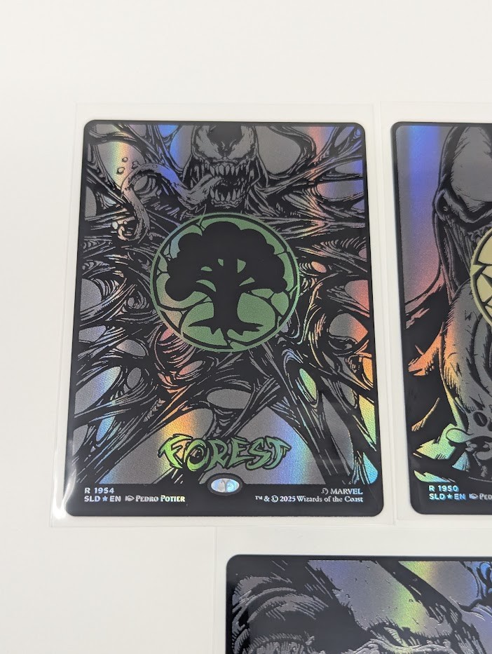 mtg SecretLair スパイダーマン ManaSymbiote foil MTG Secret Lair x