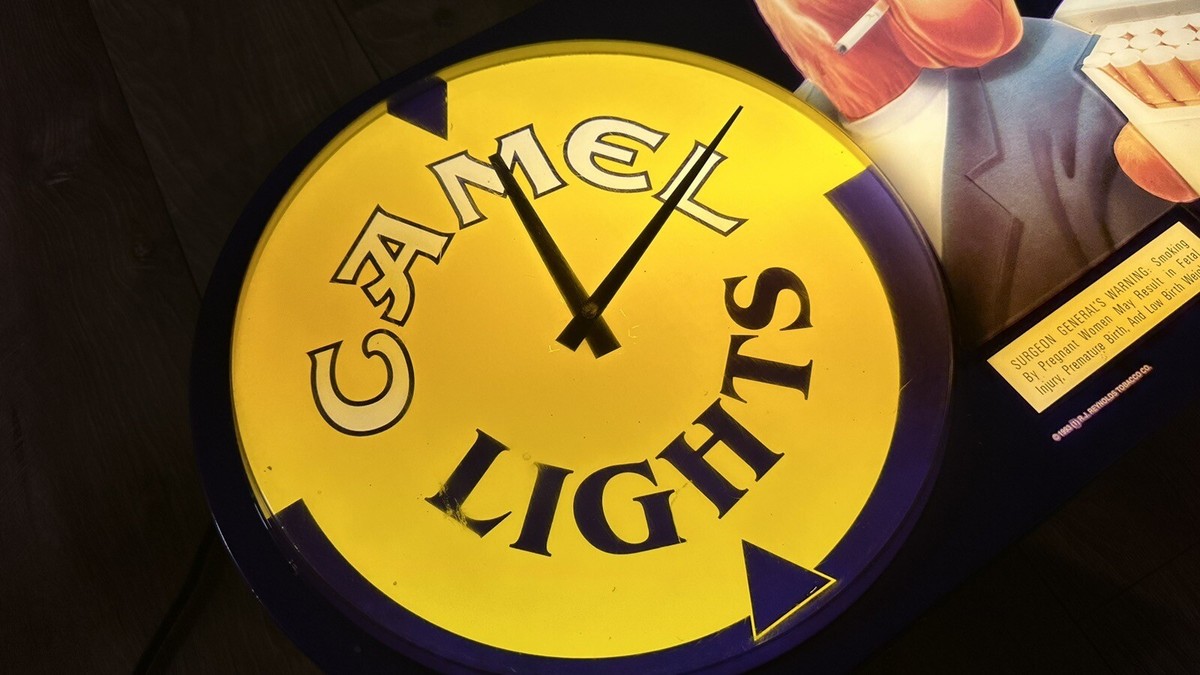 ヴィンテージ CAMEL キャメル 電飾 ライト 看板 非売品 販促什器 備品