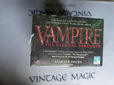 未開封ボックス Vampire the Eternal Struggle Vampire The Eternal