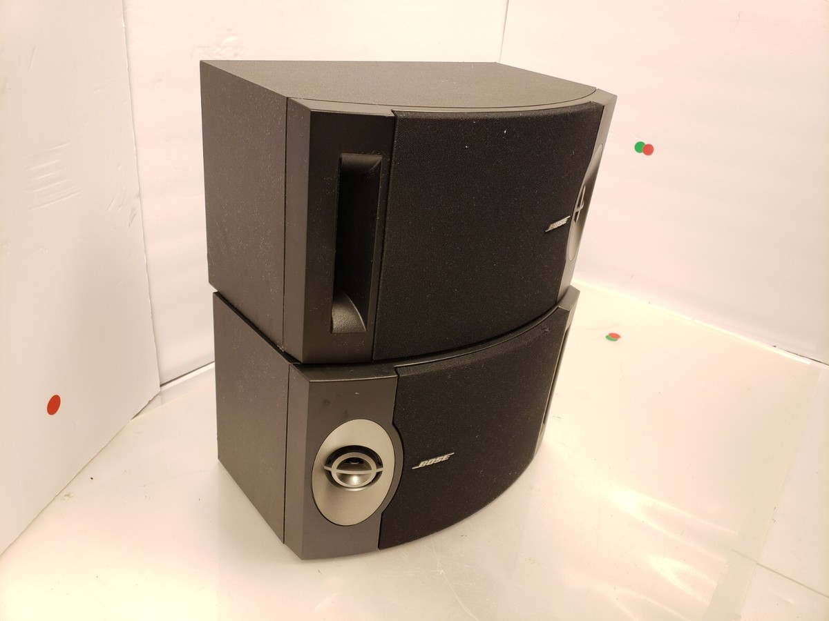 Bose 201 V Left Right Direct Reflecting Wood Finish Bookshelf