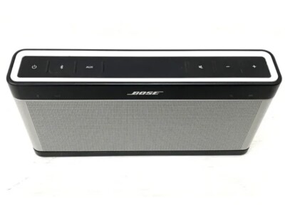 Bose Soundlink III Bluetooth Speaker-Silver-/W Cover Bose Sound