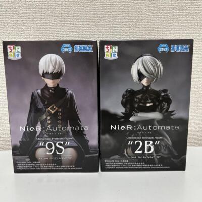 SEGA NieR:Automata Ver1.1a Chokonose Premium Figure 2B 9S Set of 2