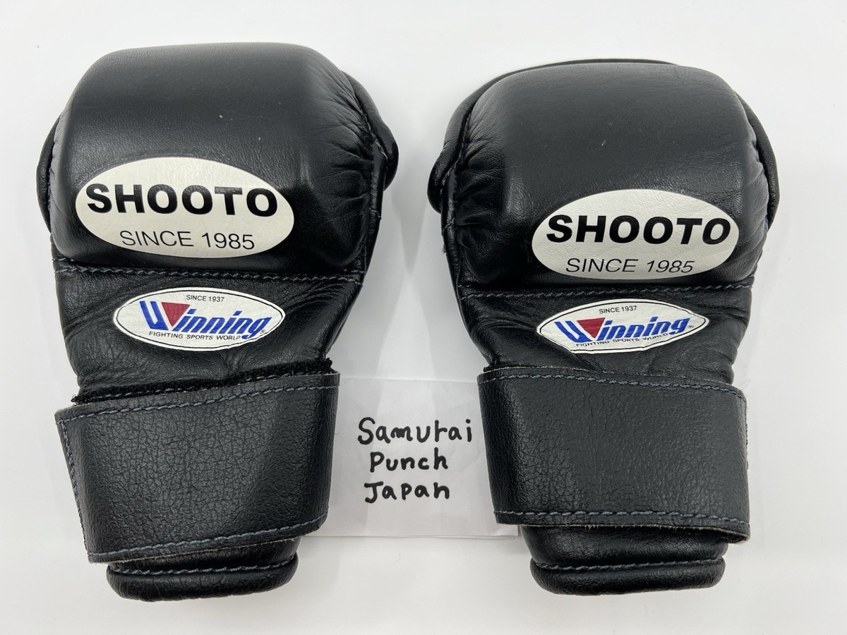 SHOOTO オープンフィンガーグローブ 黒 Winning製 Mサイズ MMA SHOOTO