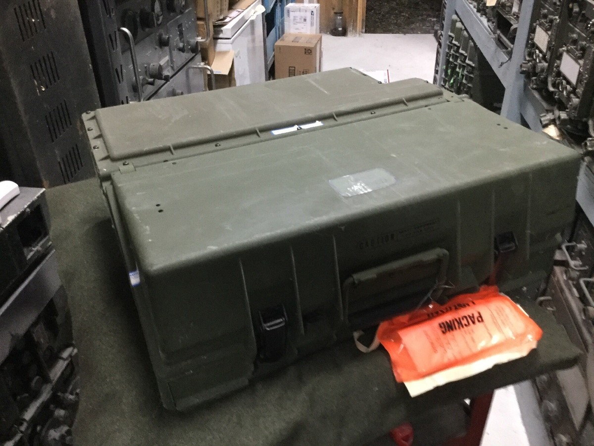 Military Radio Rugedized Digital Fax Machine An/uxc-7 Unissued