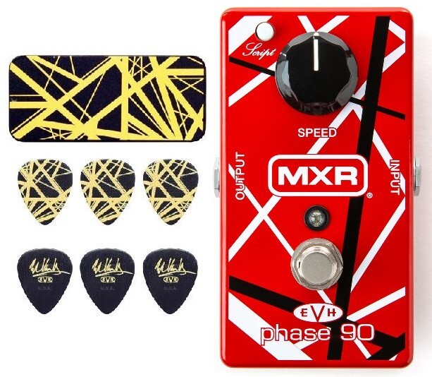 MXR EVH Eddie Van Halen Phase 90 Pedal EVH Black & Yellow Stripes