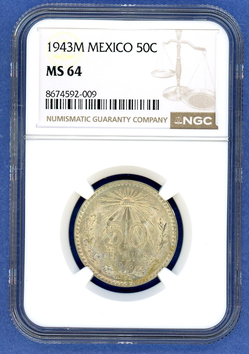 50 Centavos Silver 1943 Year Mexican Coins (1905-Now) for sale | eBay