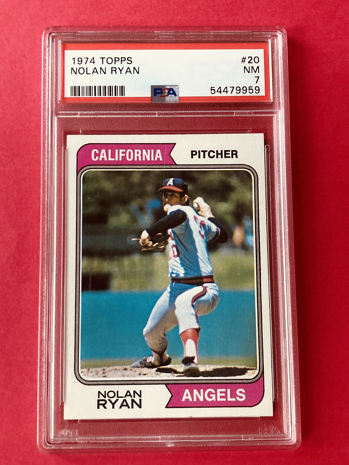 1974 Topps NOLAN RYAN PSA 8 ビンテージ MLB