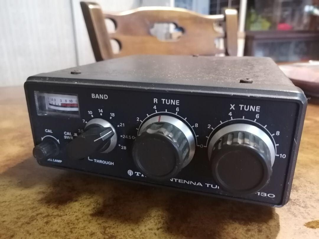 KENWOOD ANTENNA TUNER AT-130 動作確認 150W KENWOOD ANTENNA TUNER