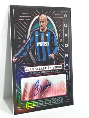 2022-23 Panini Obsidian Inter Milan Aurora Auto Juan Sebastian