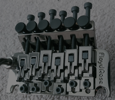 FLOYD ROSE Tremolo 1000 Series COSMO BLACK CHROME Bridge 6 String