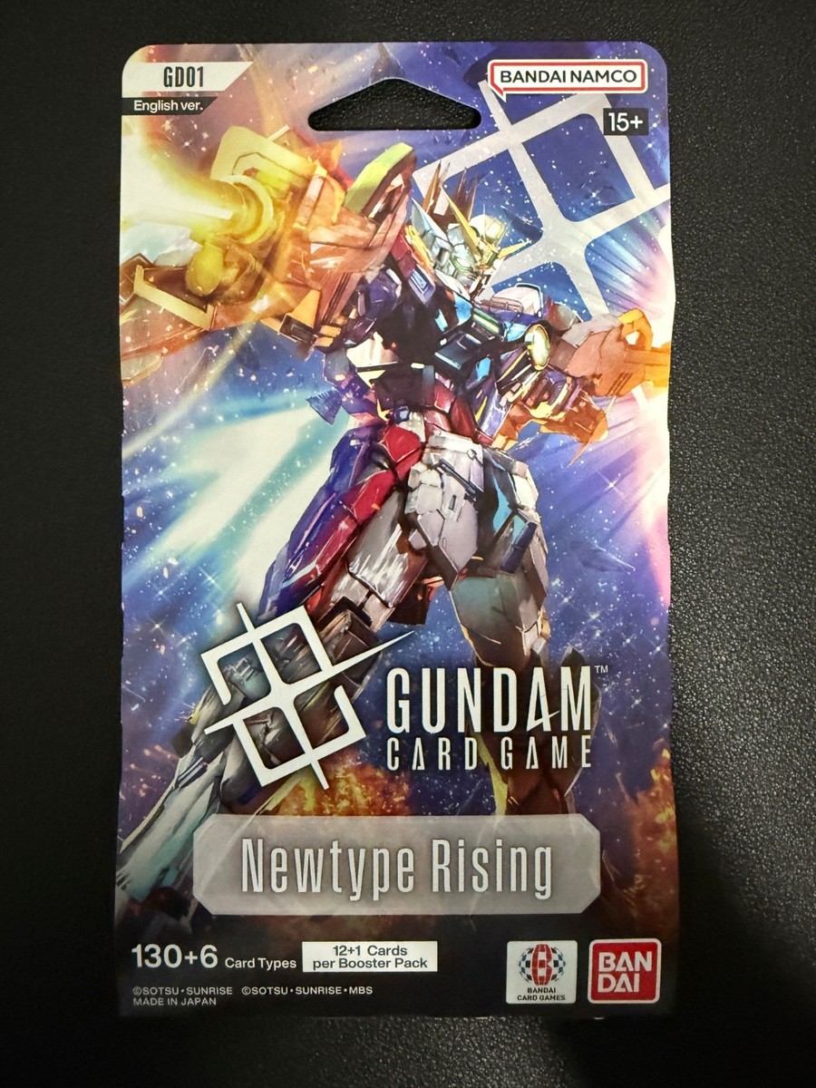 Gundam Card Game - GD01 (Newtype Rising) - Eng. - Sleeved Booster