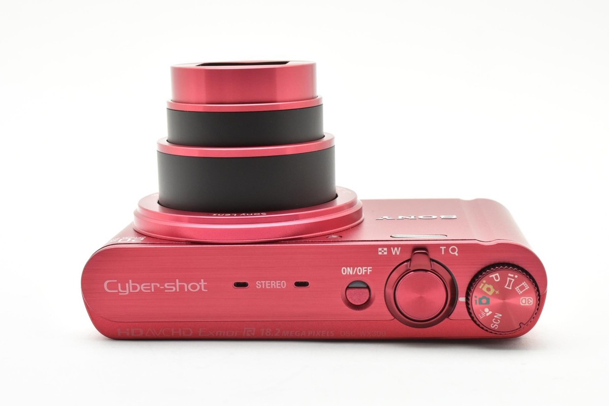 Sony Cyber-shot DSC-WX300 18.2MP Digital Camera - Black for sale