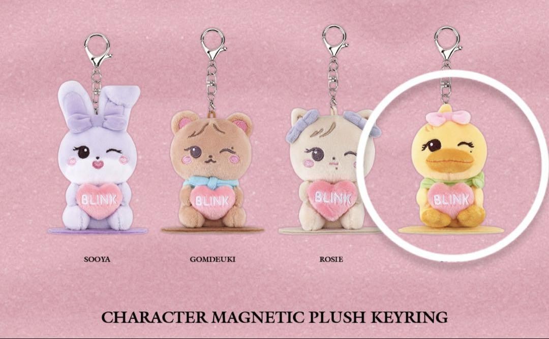BLACKPINK PPEU Character Plush Keyring DEADLINE Tour GOYANG
