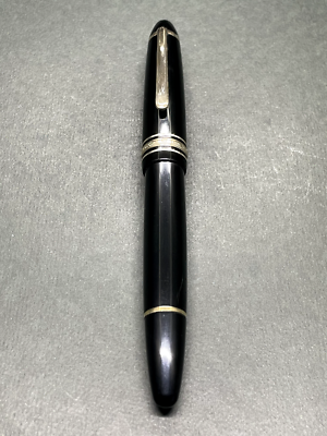 MONTBLANC Meisterstuck 146 Black 70's Vintage Fountain Pen 14C 585
