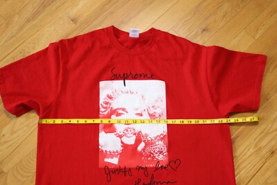 Supreme Madonna Tee Red FW18 Size XL T-Shirt 2018 New York NY Pop